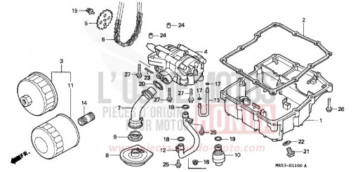 POMPE A HUILE VF750CT de 1996
